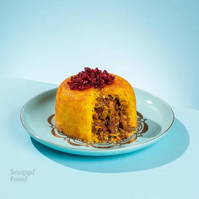 ته چین لوبیا پلو