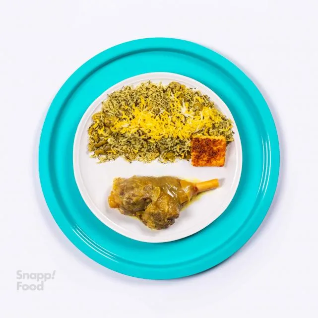 باقالی پلو با ماهیچه