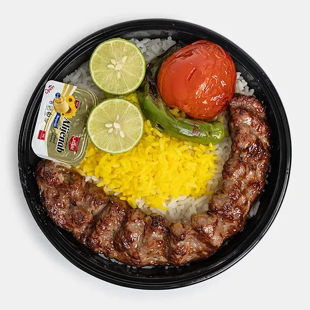 چلو کباب کوبیده ( جمع و جور )