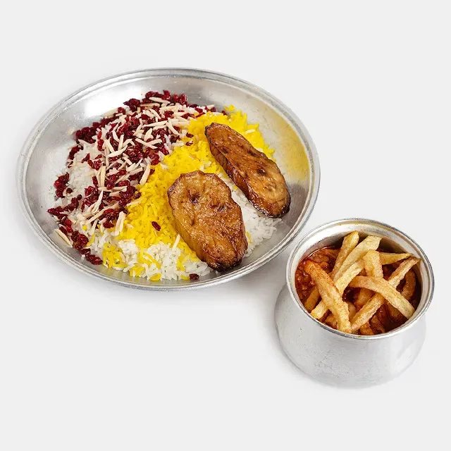 چلو خورشت قیمه نذری