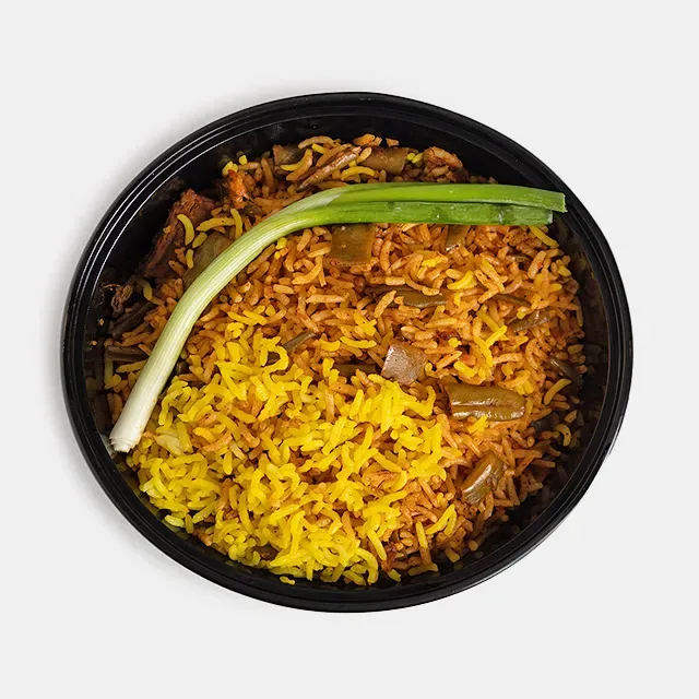 لوبیا پلو با گوشت ( جمع و جور )