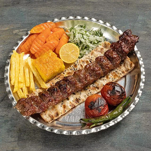خوراک کباب لقمه