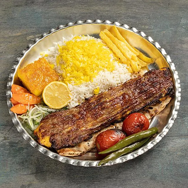 چلو کباب خشخاشی دورو