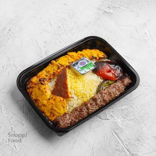 چلو کباب وزیری معمولی