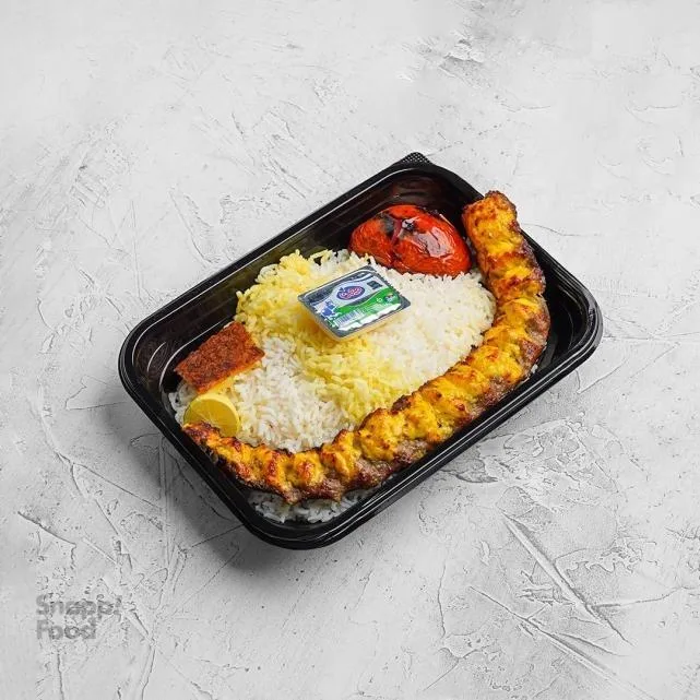 چلو کباب لقمه نگین دار