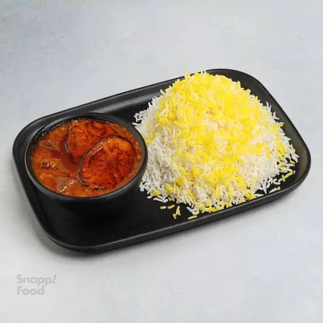 چلوخورشت قیمه بادمجان چلوخورشت قیمه بادمجان