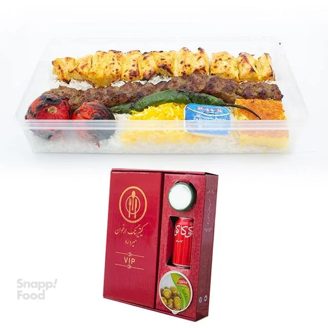 پک ویژه چلو کباب وزیری سینه