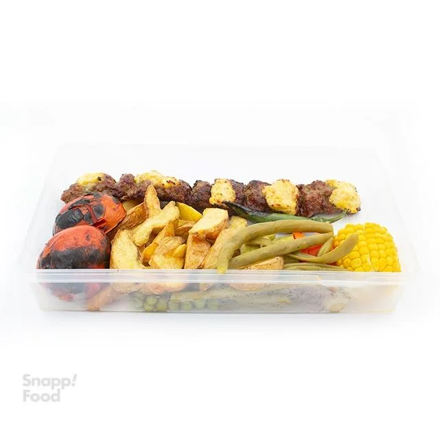 خوراک کباب لقمه نگین دار