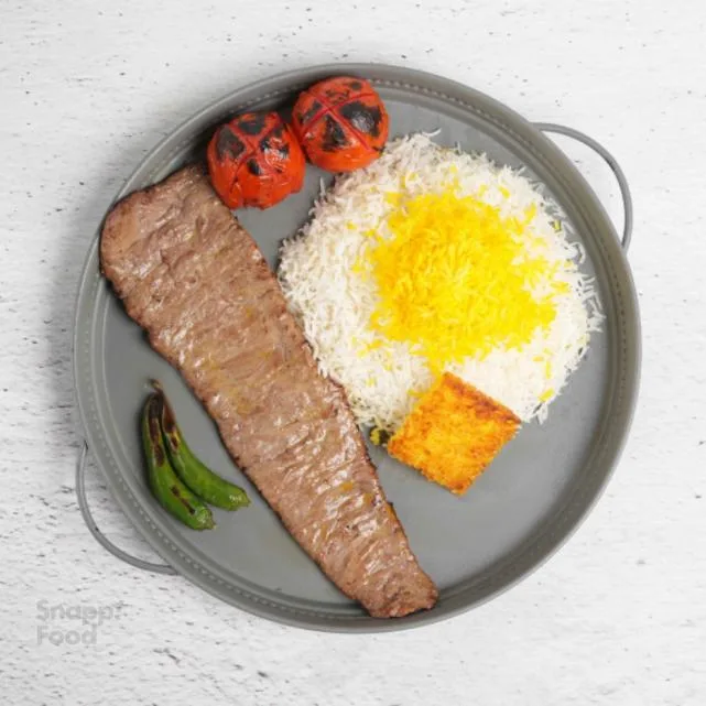 چلوکباب برگ