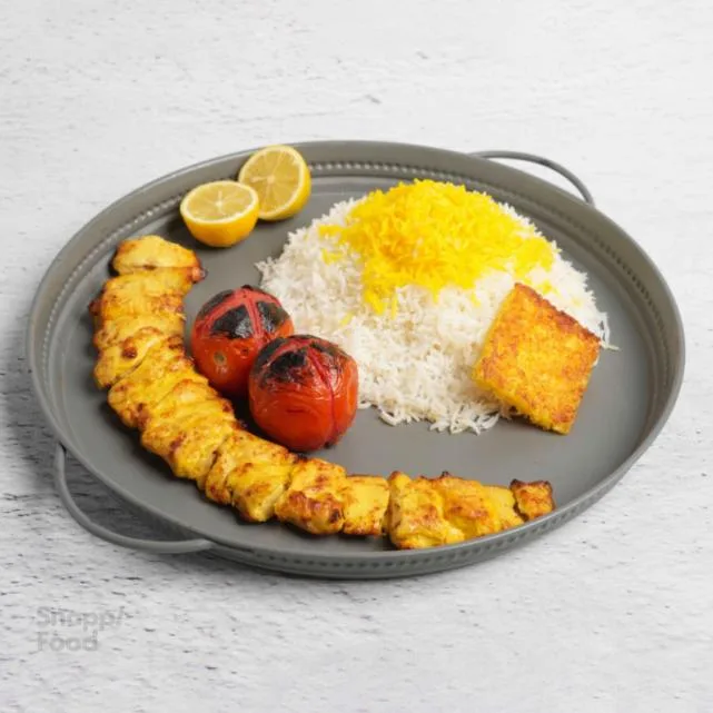 چلو جوجه کباب سینه ویژه (بدون دورچین)