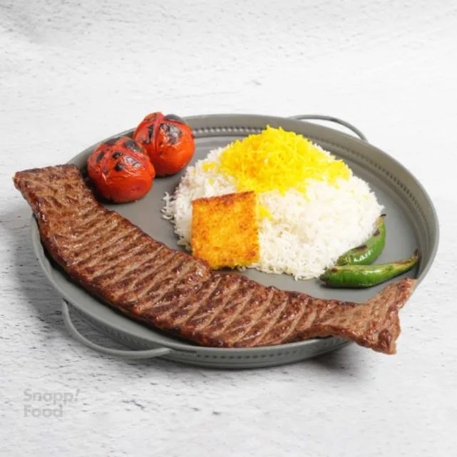 چلو کباب کاردی ویژه (بدون دورچین)