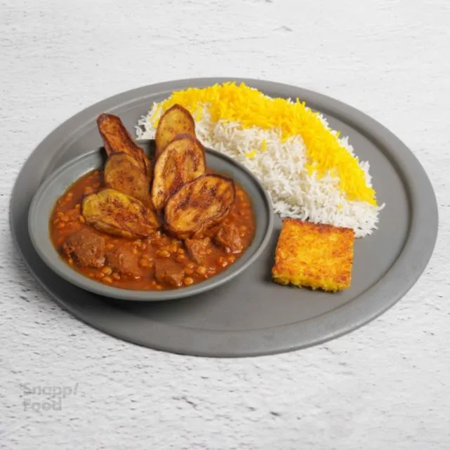 چلو خورش قیمه بادمجان ویژه