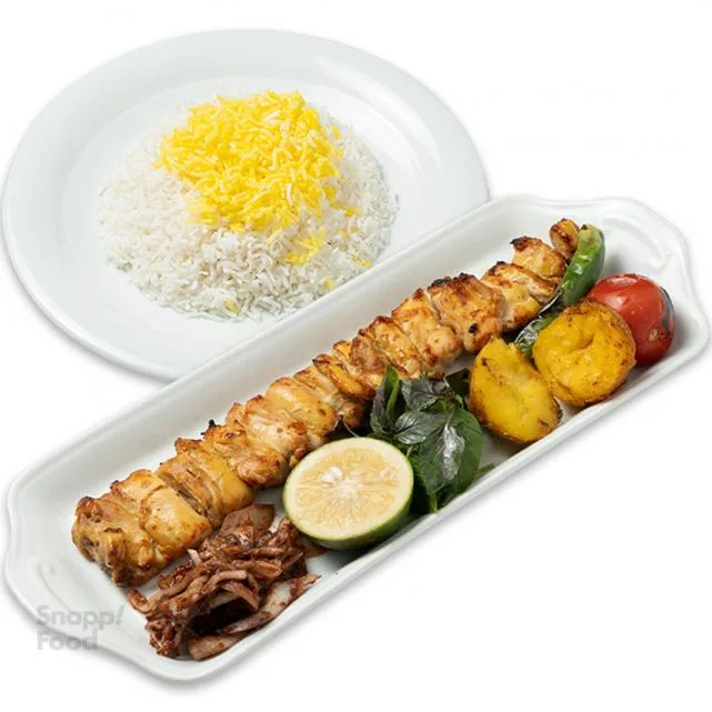 چلو جوجه کباب ران
