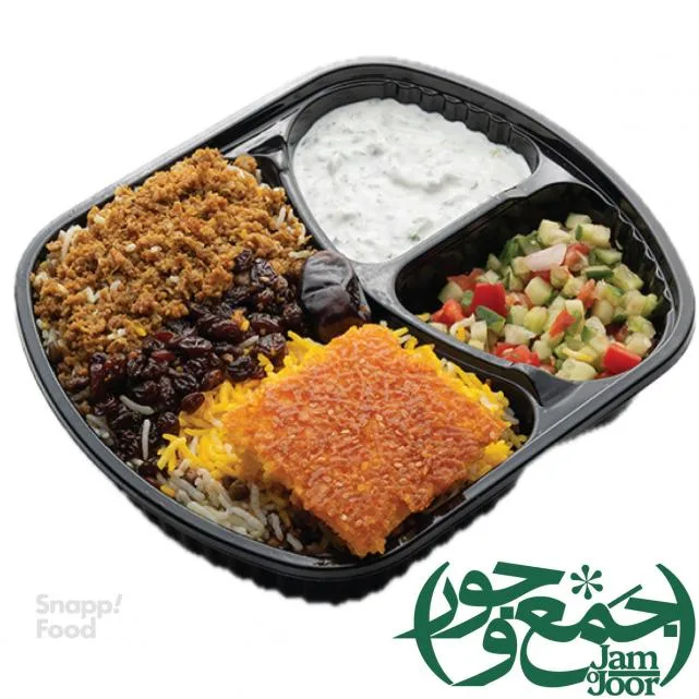 عدس پلو جمع و جور