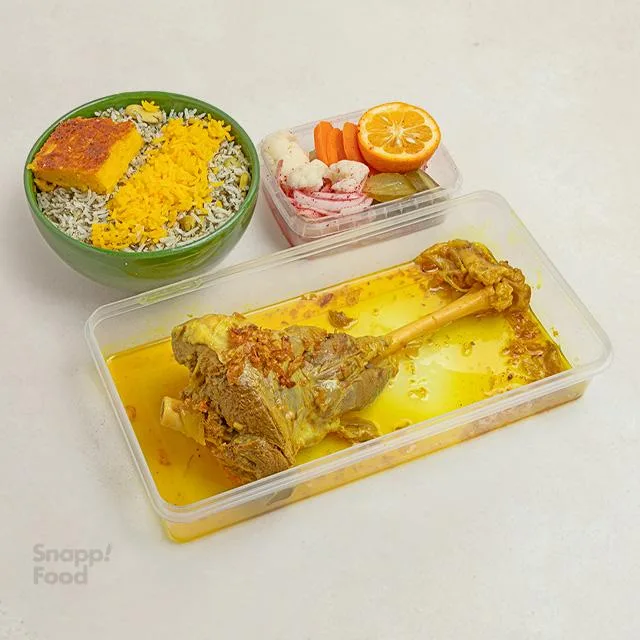 باقالی پلو با ماهیچه گوسفندی