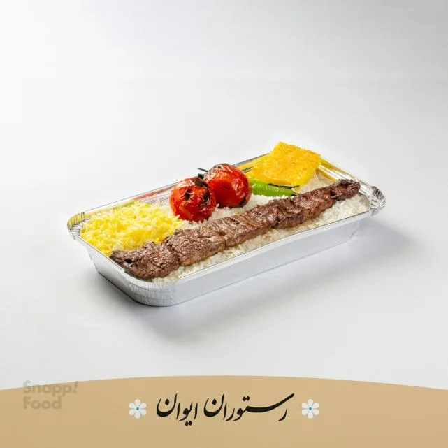چلو بره کباب برنج ایرانی