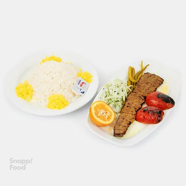 چلو کباب برگ راسته گوسفندی
