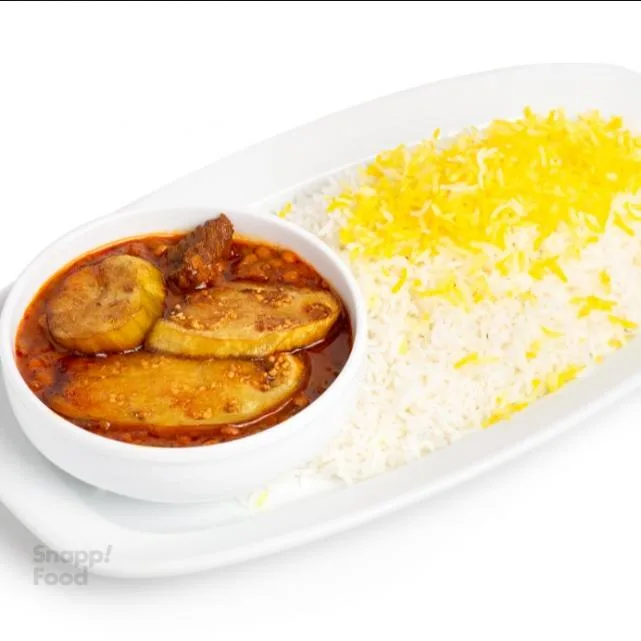 چلو خورشت قیمه بادمجان