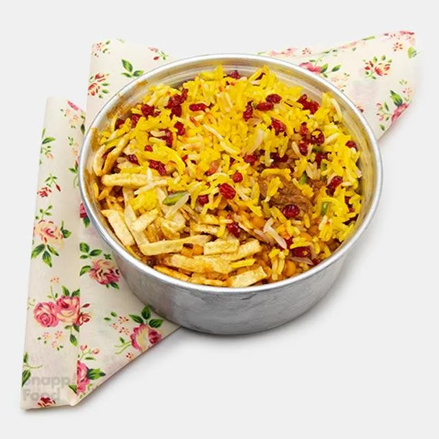 چلو خورش قيمه سيب زميني قابلمه اي