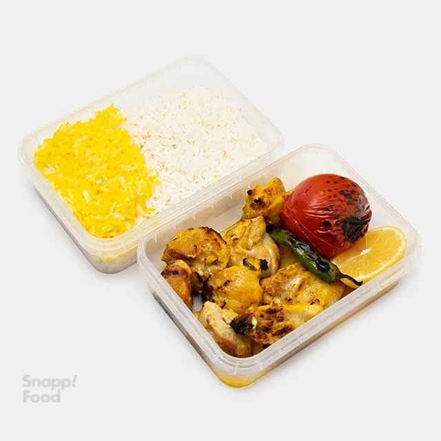 چلو جوجه کباب ماکروفری