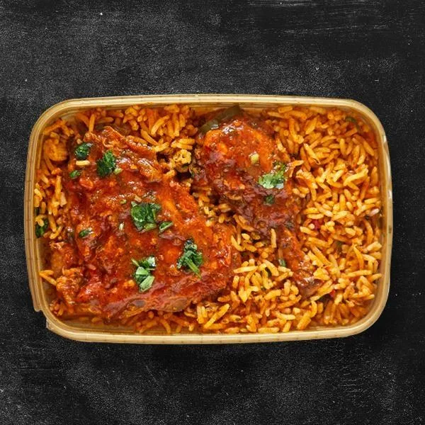 مرغ ماسالا هندی با برنج (تند) از چلوپز