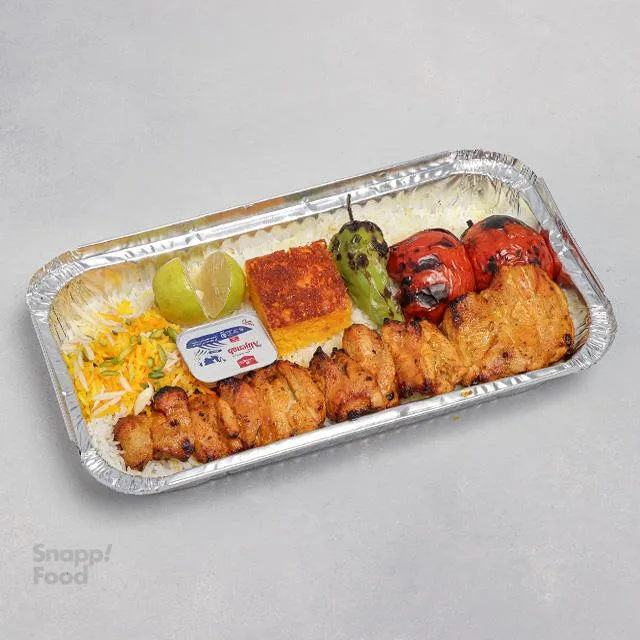 چلو جوجه کباب ران مخصوص چلو جوجه کباب ران مخصوص