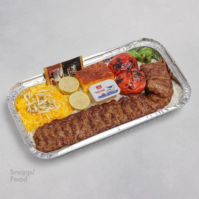 چلو کباب لقمه مخصوص چلو کباب لقمه مخصوص