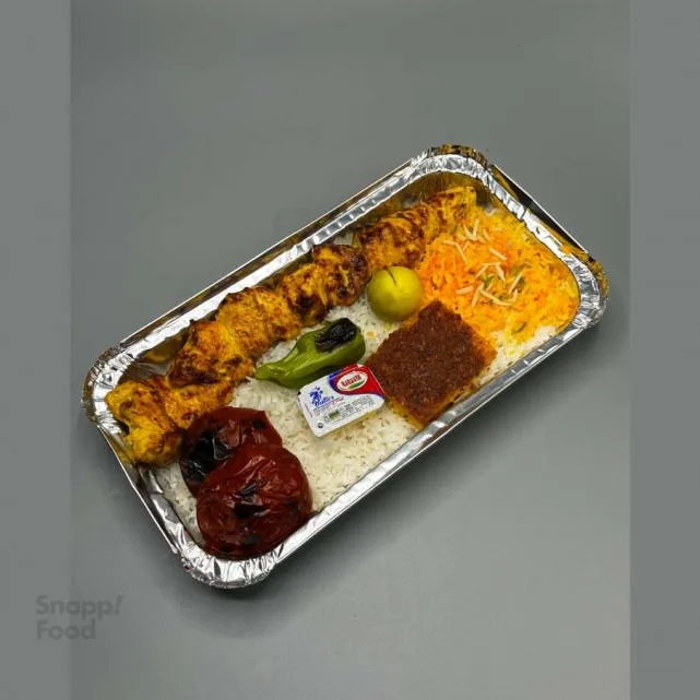 چلو جوجه کباب سینه مخصوص چلو جوجه کباب سینه مخصوص