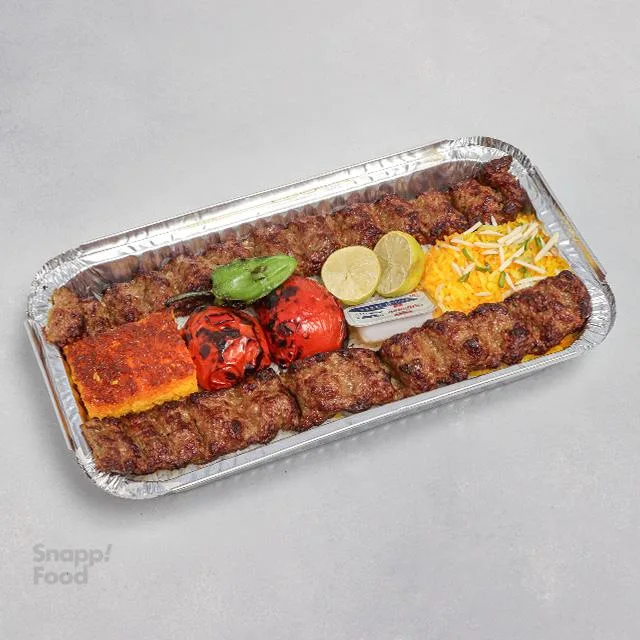 چلو کباب کوبیده دوسیخ مخصوص چلو کباب کوبیده دوسیخ مخصوص