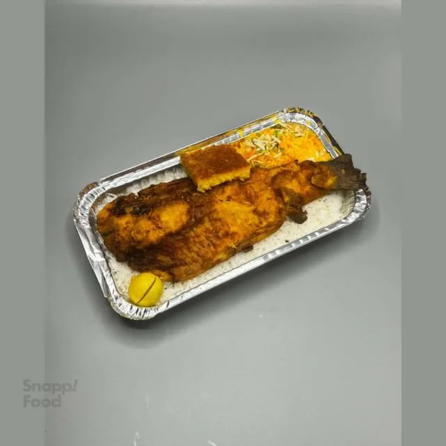 چلو ماهی سرخ شده چلو ماهی سرخ شده