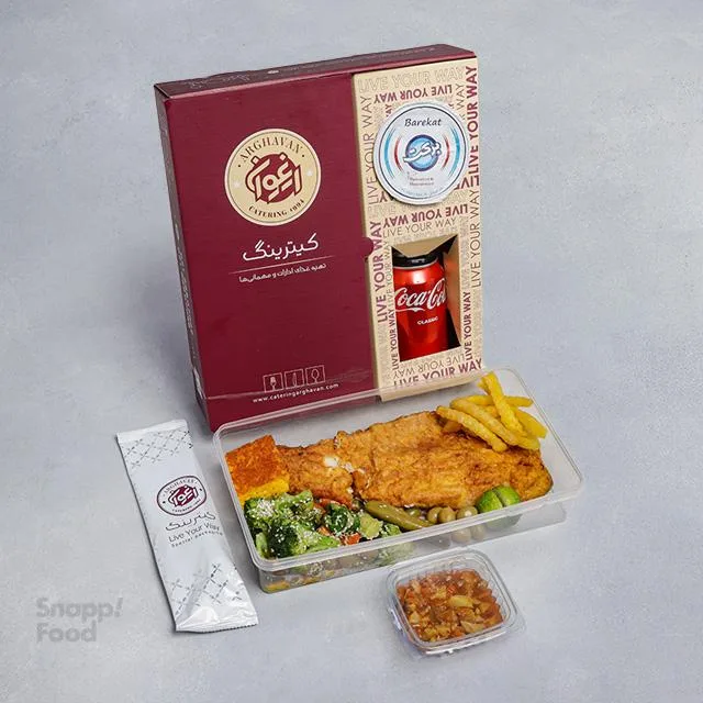 خوراک ماهی سرخ شده ممتاز خوراک ماهی سرخ شده ممتاز