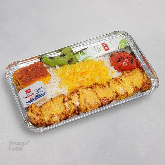 چلو جوجه کباب سینه چلو جوجه کباب سینه