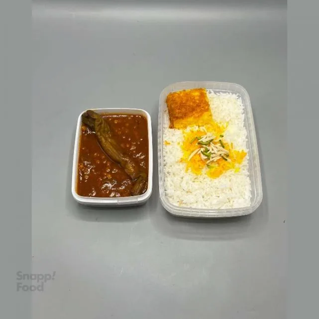 چلو خورشت قیمه بادمجان چلو خورشت قیمه بادمجان