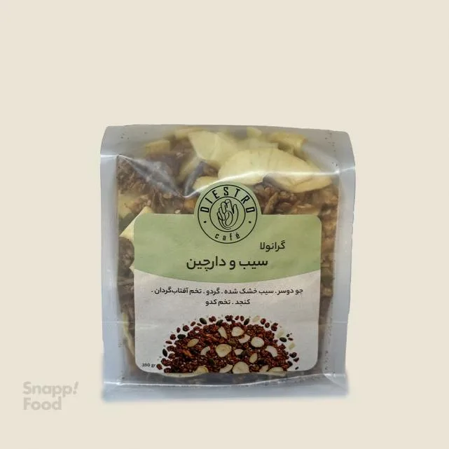 گرانولا سیب و دارچین