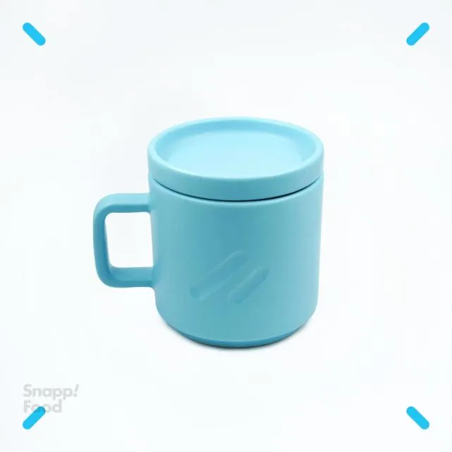 ماگ سرامیکی دست‌ساز آبی