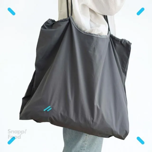 کیف پارچه ای طوسی بزرگ