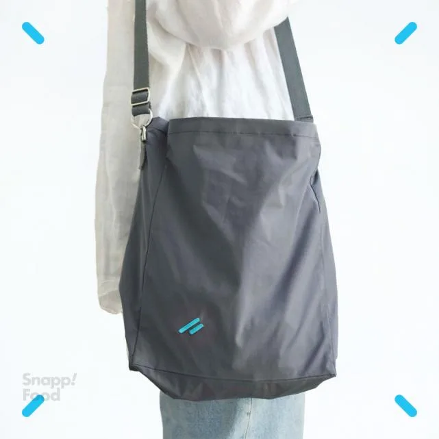 کیف پارچه ای طوسی کوچک