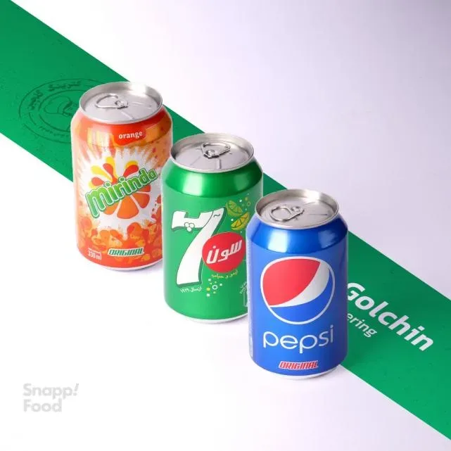 نوشابه قوطی پپسی کولا