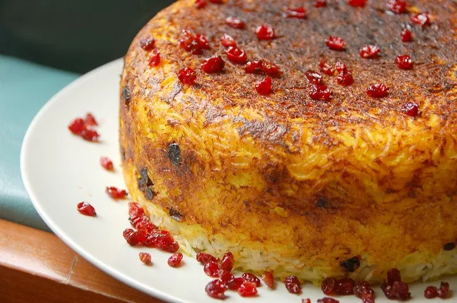 برنج زعفرانی/saffron rice