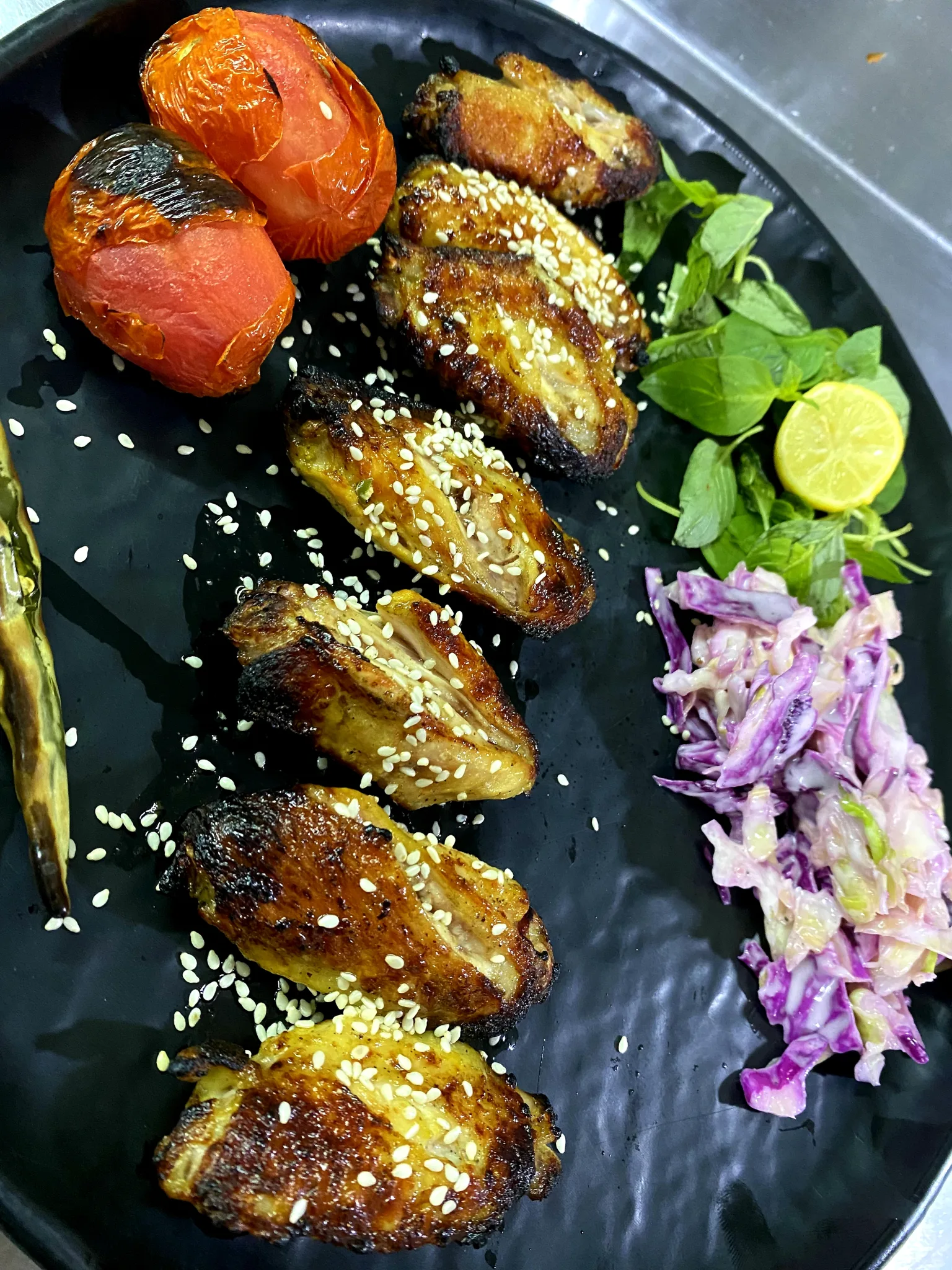 بال(اسپایسی،کنجدی|- Wings