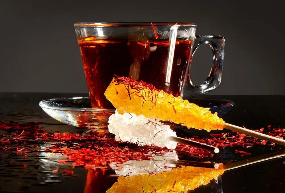 چای زعفران | saffaron tea