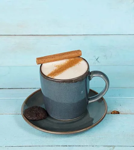 White cinnamon chocolate