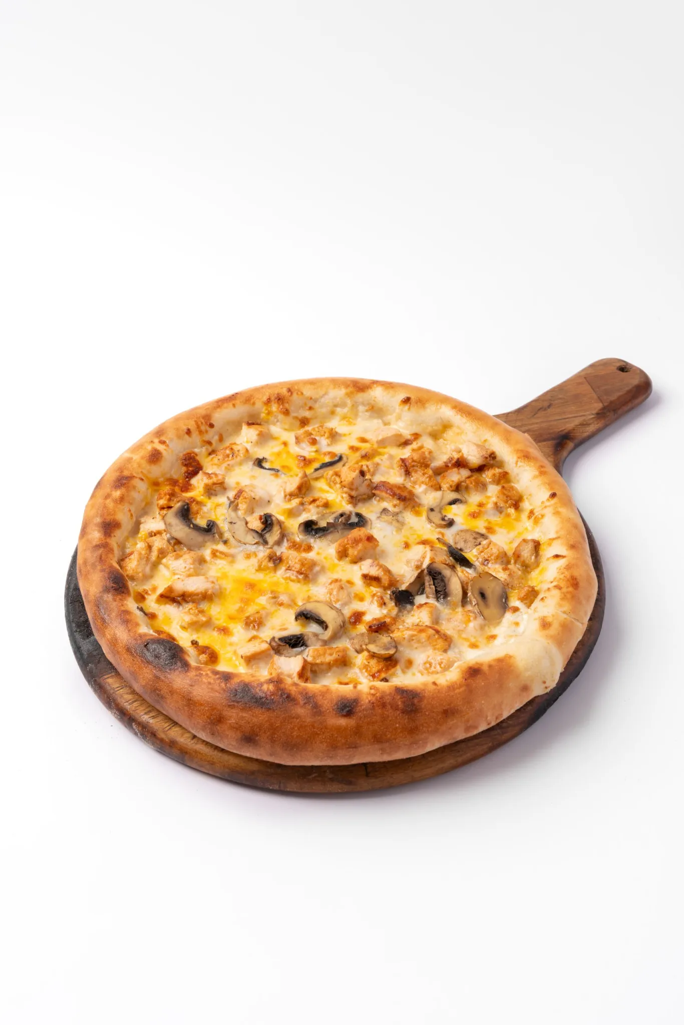 chicken alfredo pizza