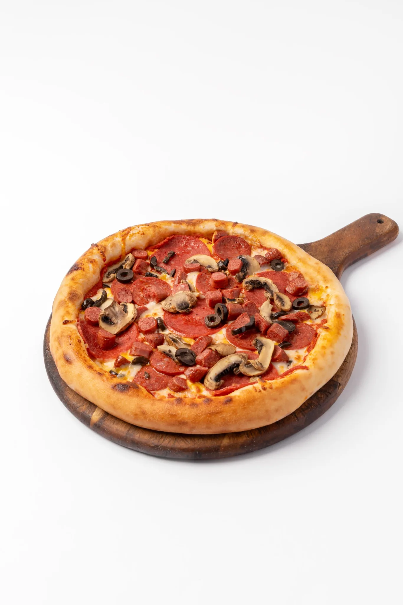 mix sausage pizza
