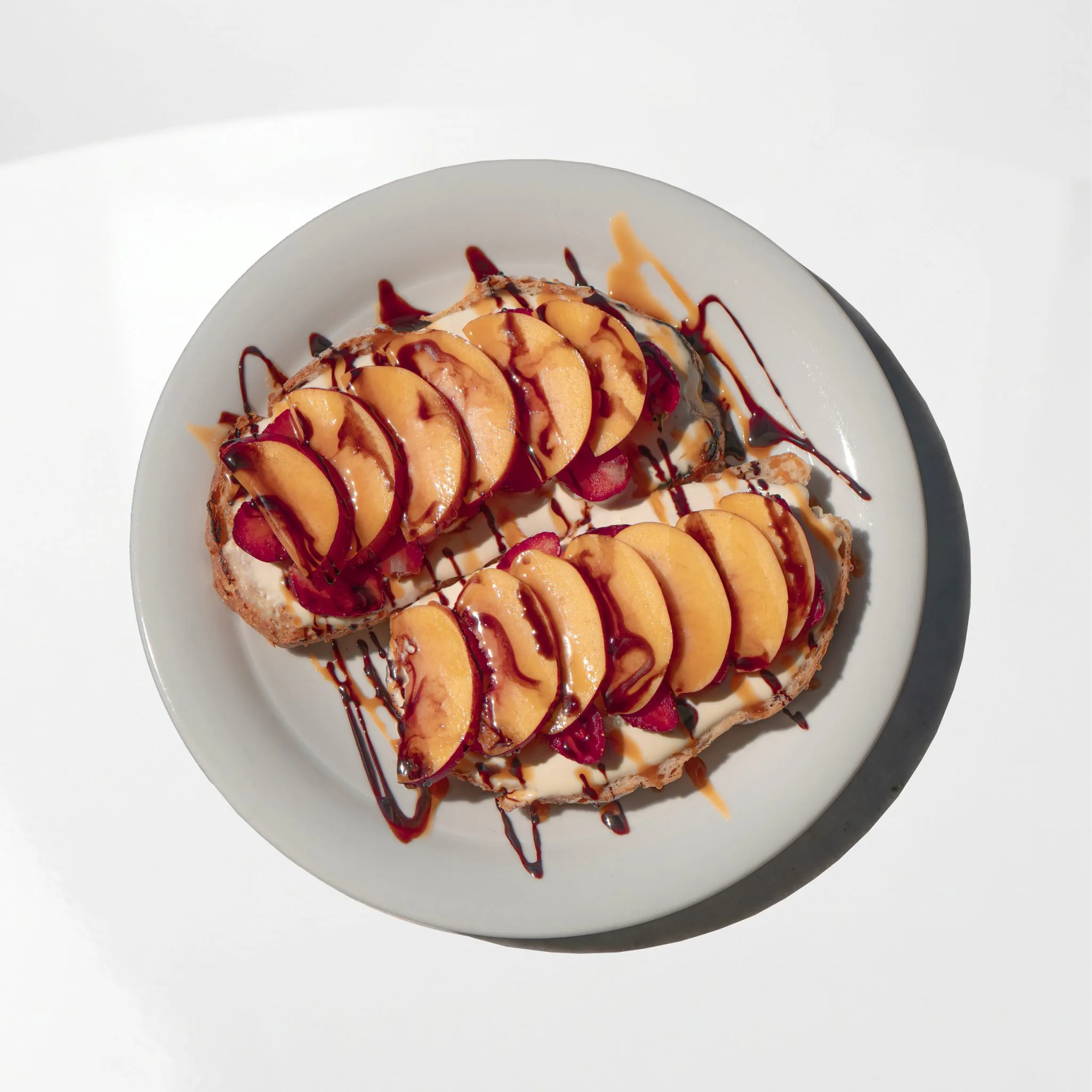 Peach Toasts