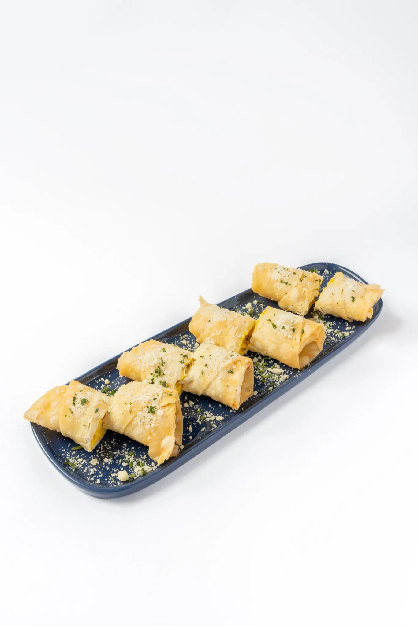 Greek fried roll with chicken