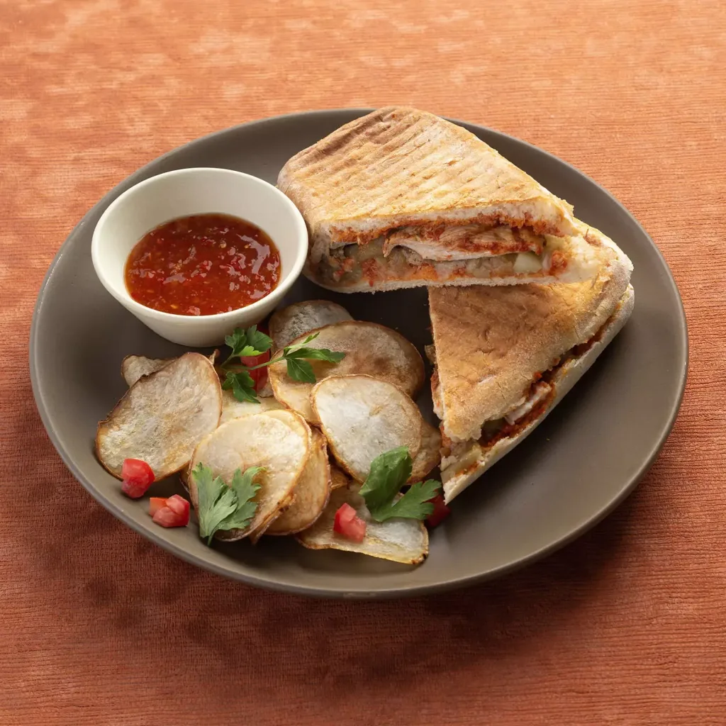 پنینی مرغ و بادمجان