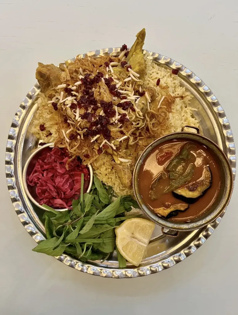 مقلوبه باذنجان/ماهیچه