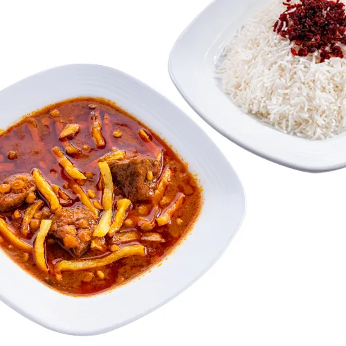 چلو خورشت قیمه