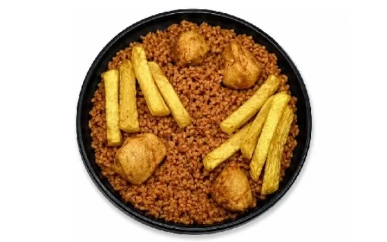 دمپخت گوجه با مرغ